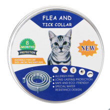 2PCS Mosquito Repellent Collar Cats Teddy Preventing Flea Ring Anti-lice Pet Collar 02 TYPE