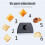 Bread Maker Machine Electric Toaster Household Kitchen Automatic Breakfast Maker 5