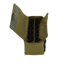15 Rounds Shotgun Buttstock Shotshell Ammo Bullet Pouch Case Holder Box Storage Bag Gun Accessories GREEN