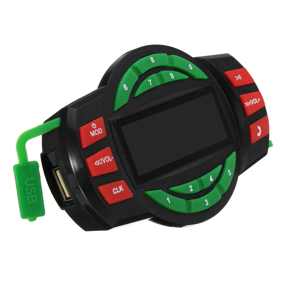 Motorcycle Handlebar Usb Sd Fm Radio Mp3 Speaker With Bluetooth Function 8651937566323
