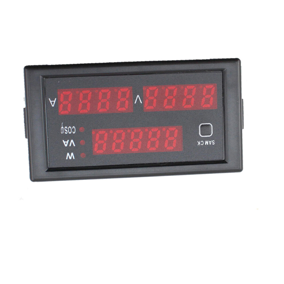 Dl69-2048 Lcd Digital Multifunctional Ac Voltmeter Ammeter Voltage Current Meter Ac200-450V 840079351319