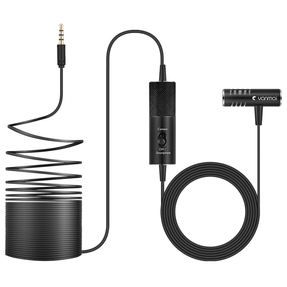 R933s Clip-On Type Lavalier Omnidirectional Condenser Microphone 3.5Mm Mini Microphone For Camera Phone 4151093654765