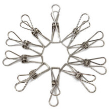 20Pcs Stainless Steel Clothes Pegs Hanging Pin Laundry Windproof Clips Home Clamps Clothespins