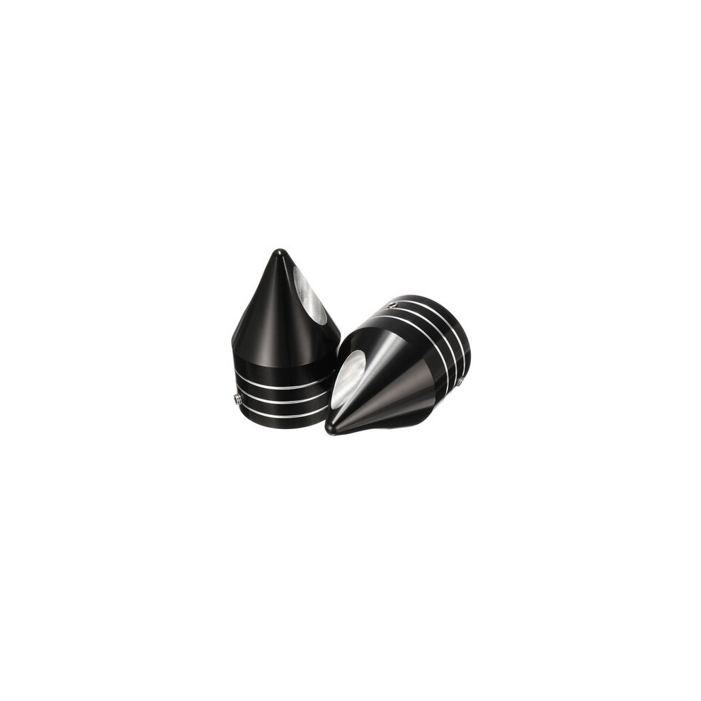 Motorcycle Cnc Spike Front Axle Cap Nut Covers For Harley Dyna Touring Road King 5202984938378