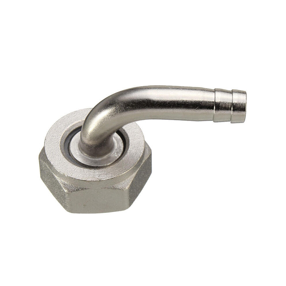 2 Pcs Brewing Faucet Connector 90 Degree Tail Pipe Elbow Six Angle Nut Washer Gasket Thread Standard 5/8 Inch Barware 4191026589726