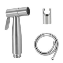 3Pcs/Set Stainless Steel Bathroom Hand Held Bidet Toilet Faucet Sprayer