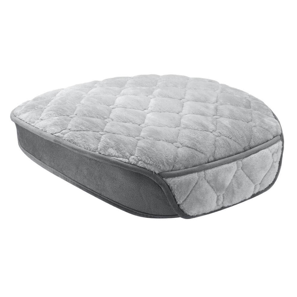 Universal Car Front Seat Cover Soft Plush Breathable Pad Winter Chair Cushion 840079081087