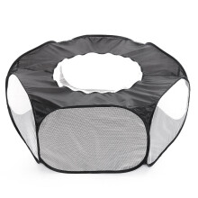 Portable Pet Folding Hexagon Tent Bed Puppy Indoor Outdoor Home Teepee Kennel