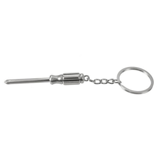 Creative Mini Tool Model Phillips Screwdriver Key Chain Ring 1