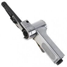 Linear 7100 10mm Pneumatic Air Belt Sander Drawing Machine Polishing Grinding Die-casting Aluminum Tools with 2Pcs Sanding Belts