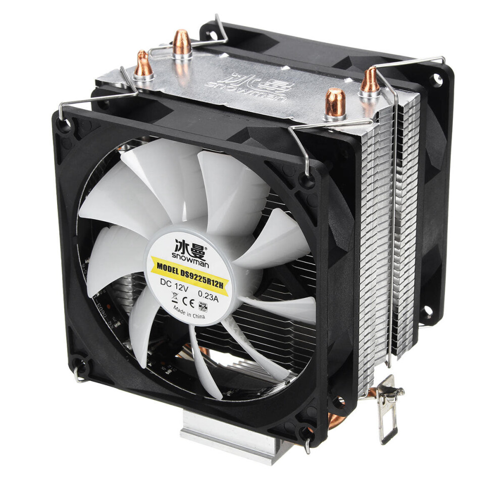 Dc 12V 3Pin Colorful Backlight 90Mm Cpu Cooling Fan Pc Heatsink Cooler For Intel/Amd For Pc Computer Case 4191026530766