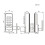 Door Lock Keyless Keypad Digit Combination Lock Digital Password Code 6