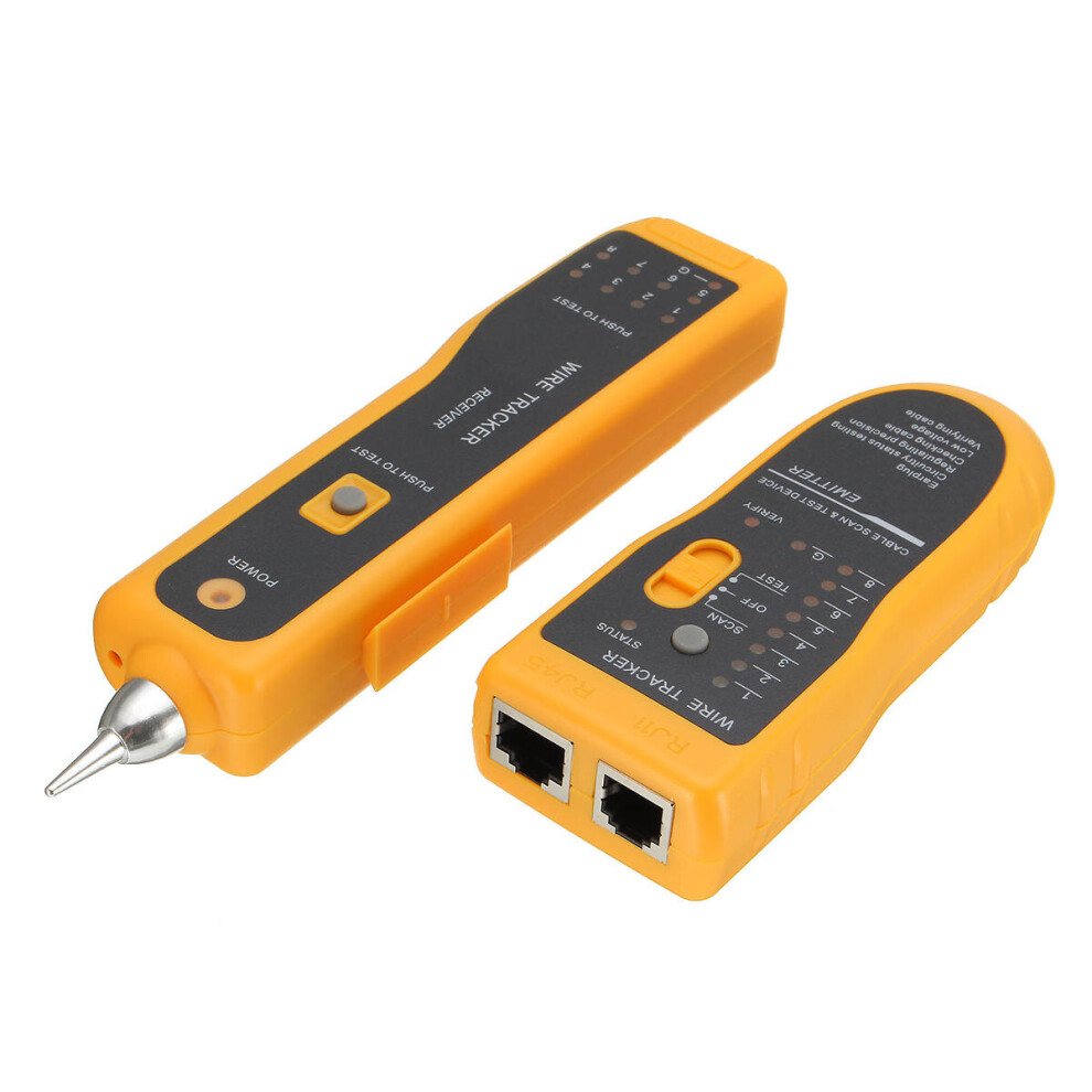Telephone Lan Network Rj45/11 Tester Tracker Cable Wire Finder Tracer Toner Test Network Cable Teste 840079347206
