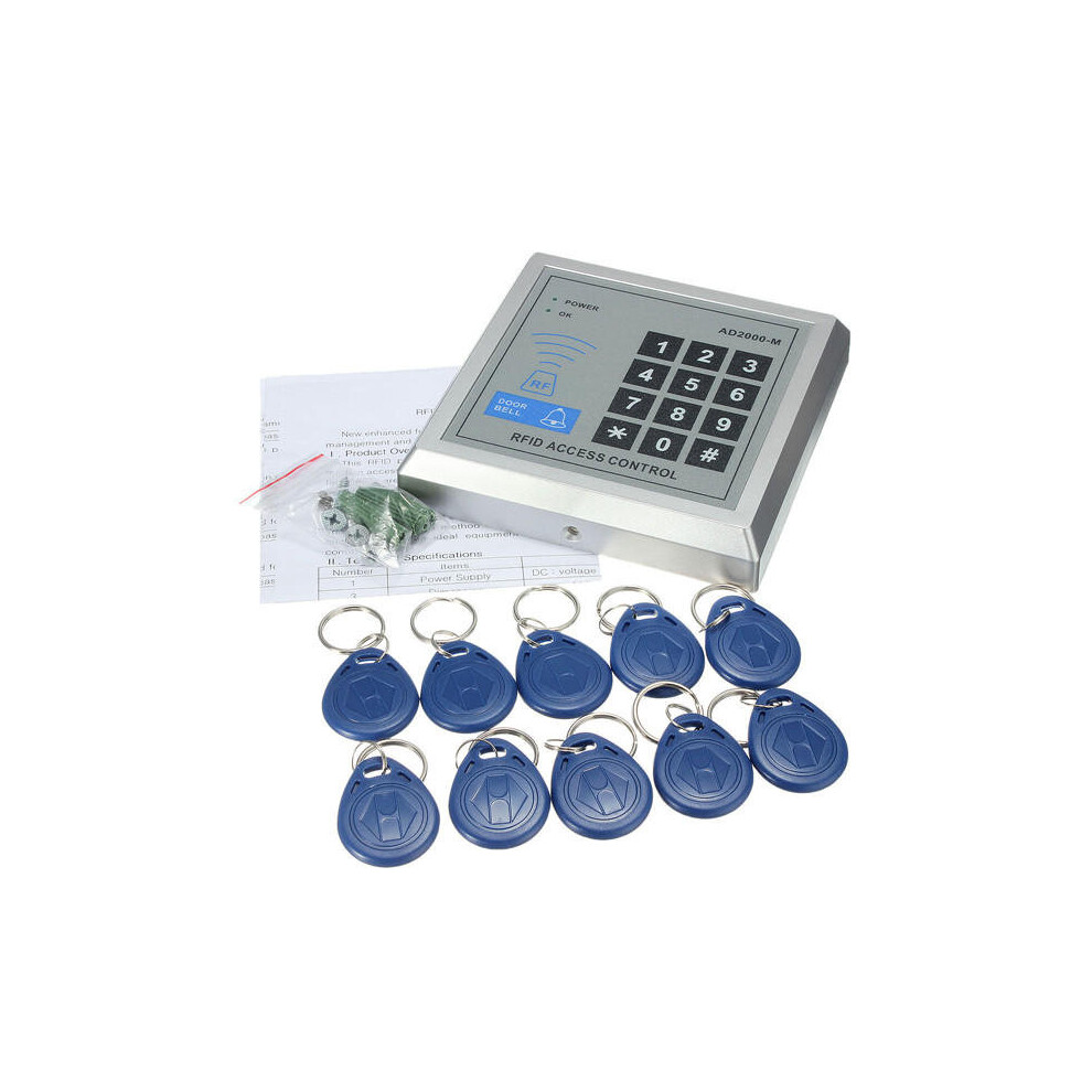 Security Rfid Proximity Entry Door Lock Access Control System 10 Keys 4151093698950