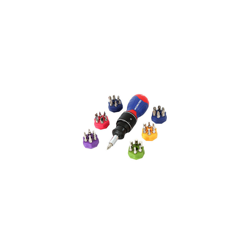 38 In 1 Multifunction Screwdrivers Kit Double Speed Ratchet Screwdriver Diy Repair Tool 8651943789525