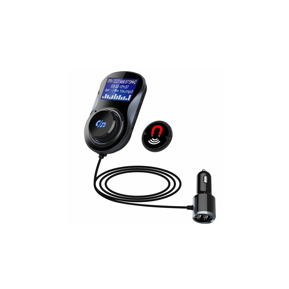 Imars Bc30 Car 4.1+Edr Bluetooth Mp3 Player Hands-Free Dual Usb Fm Transmitter Car Charger 5202984949312