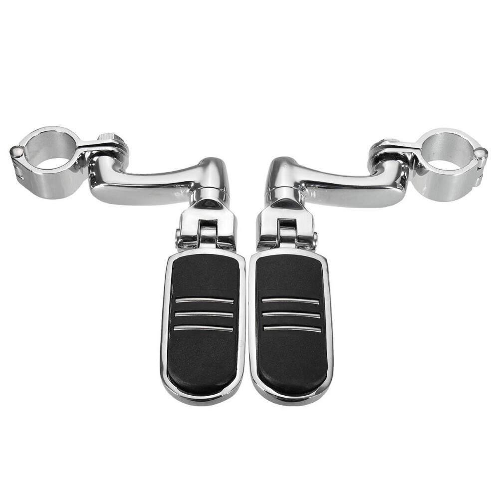1 1/4" 32Mm Motorcycle Rear Foot Pegs Pedals Footpegs Chrome For Harley Davidson 4191026506174