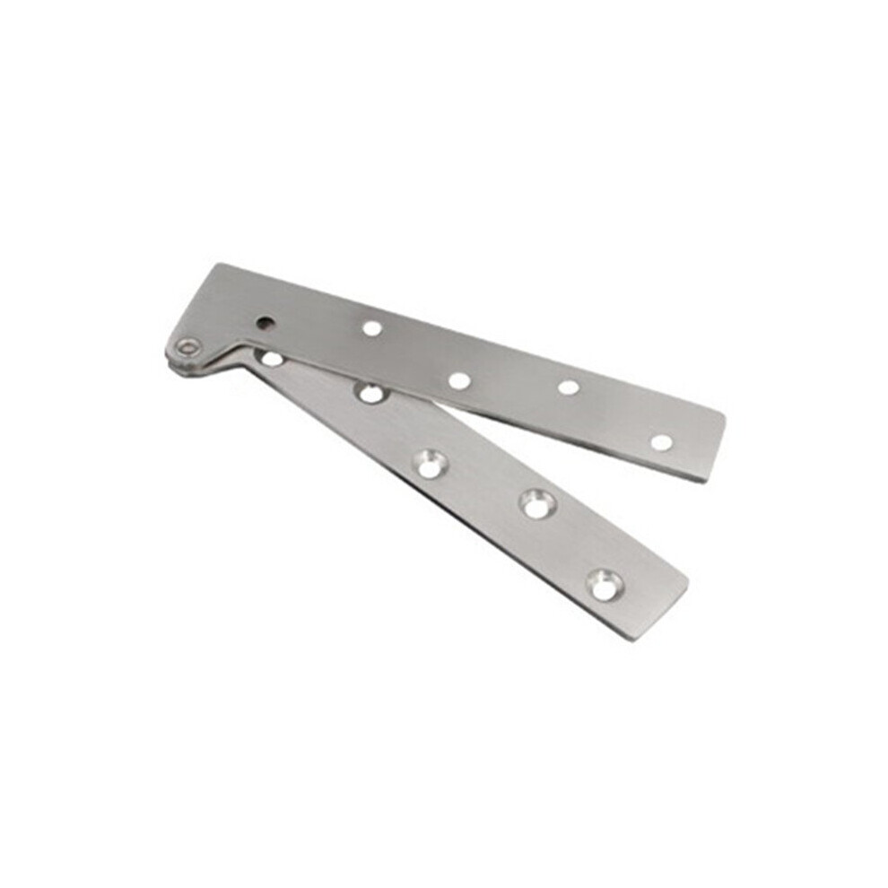 2Pc Stainless Steel Concealed Hinge 7-Shape Chicken Mouth Shape Door Hinge 360 Degree Rotating Hardware 6901722564112