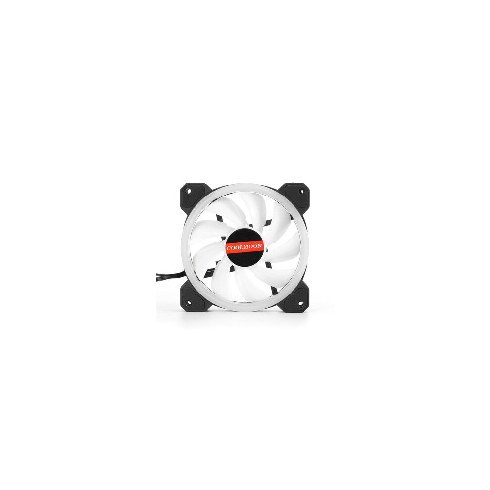 Rgb Air Cooling Fan 12Cm Desktop Computer Chassis Cooling Fan Colorful Color Changing Aurora Solar Eclipse Silent Fan 4191026531046