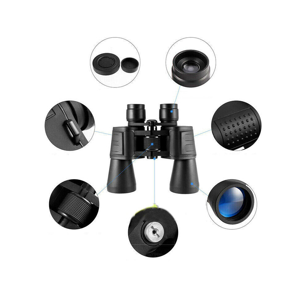 10-180X100 Hd High Power Compact Zoom Binocular Hiking Camping Bak4 Prism Night Vision Telescope 7082497866317