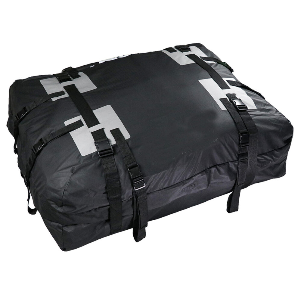 Outdoor Travel Car Roof Rack Bag Pack Waterproof Cargo Carrier Luggage Storage Pouch 840079118417
