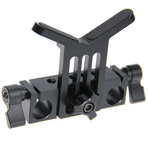C1108 Aluminum Alloy Adjustable Height Stabilizer Holder for Camera Lens 1