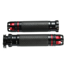 7/8inch 22mm Universal CNC Handlebar Throttle Twist Hand Grip Motorcycle Sport Bike BLACK COLOR