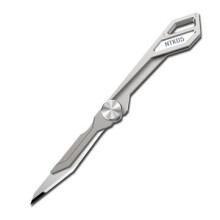 NTKO5 97mm 4.8g TC4 Titanium Alloy Ultralight Folding Blade Keychain Folding Blade Buckle