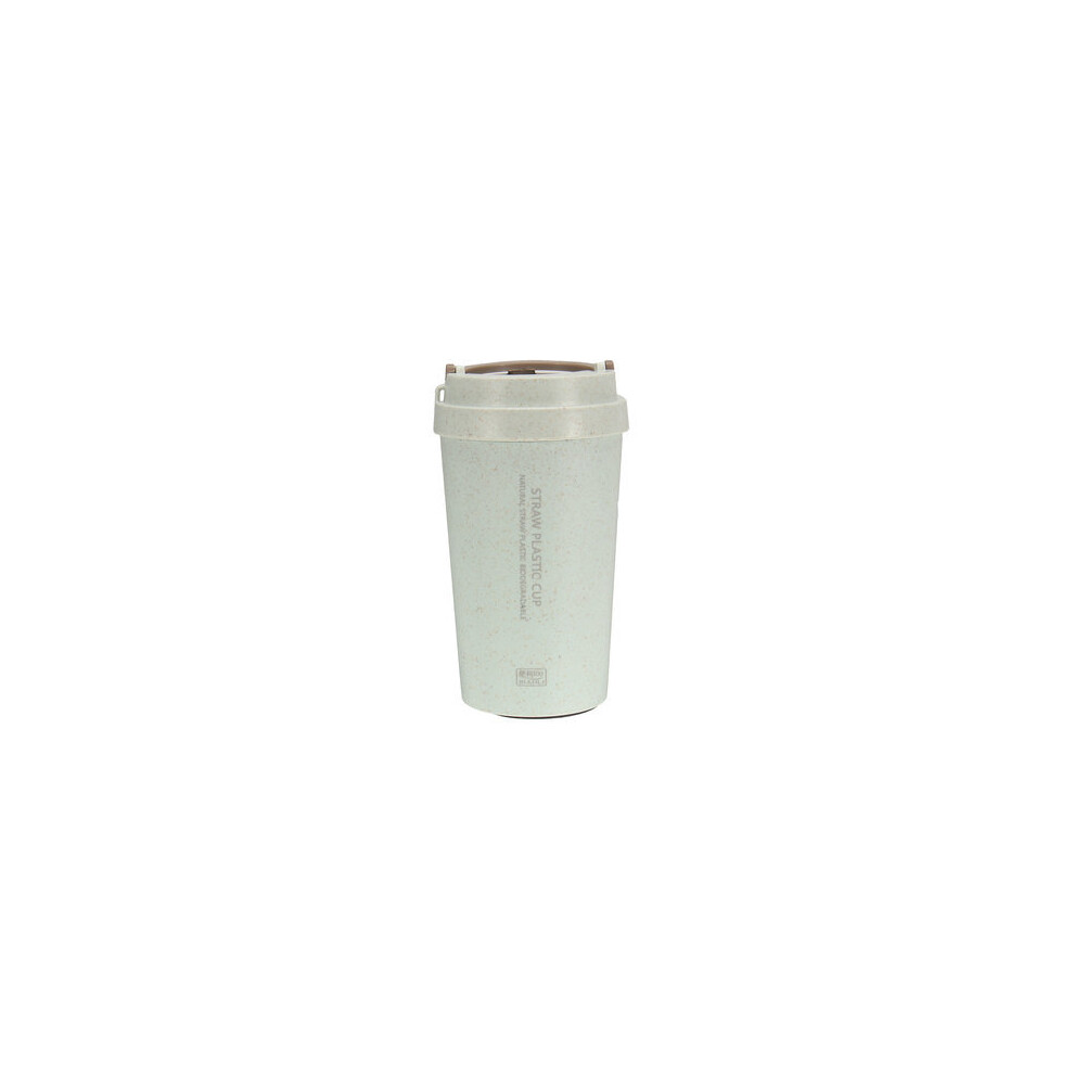 400L Wheat Straw Portable Double-wall Vacuum Bottle Coffee Cup Insulated Mug Water Bottle