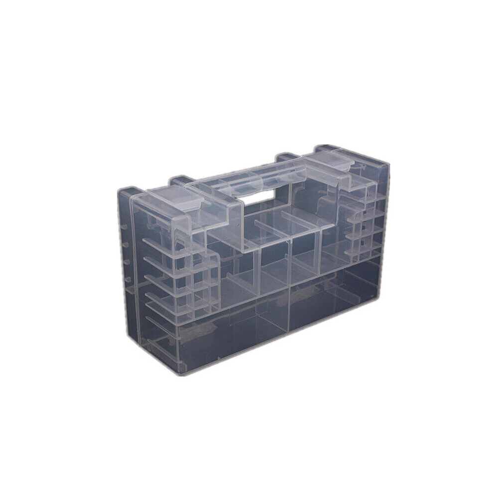 Translucent Hard Plastic Case Holder Storage Box For Aa Aaa C Battery 840079087164