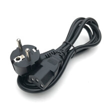 3Pcs UK Power Cable 1.5m Power Supply Cable Power Cable Extension Cord EU Plug Power Adapter For PC Computer Monitor Printer TV