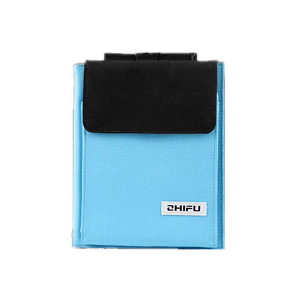 Outdoor Travel Trolley Suitcase Bag Portable Storage Handbag Briefcase With Luggage Strap BLUE-image-OPC-P79CY7K-NEW