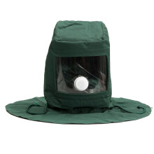 Capuche de sablage et masque - protection contre la poussière, sable, abrasifs et billes de sablage