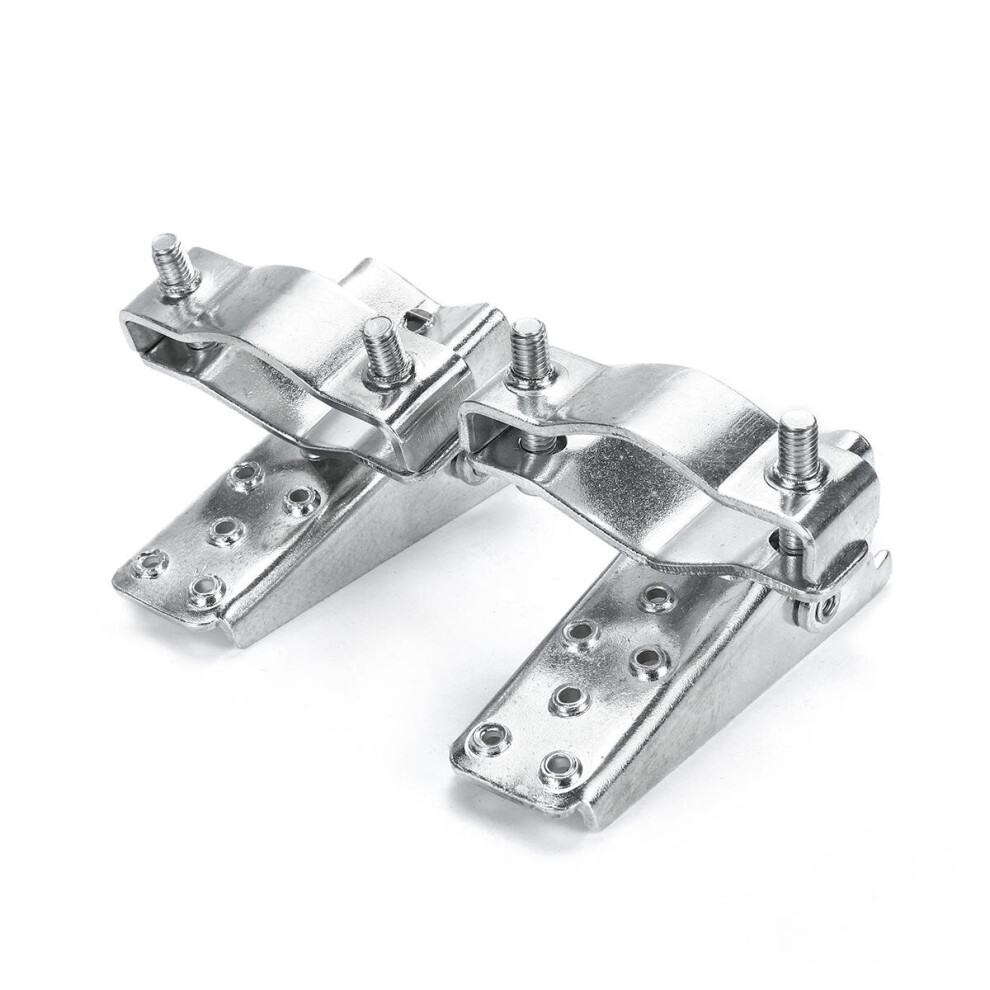 Pair Steel Motorcycle Bike Frame Foot Pegs Pedals Folding Custom 5202984950585