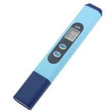 LCD Digital Conductivity Meter 0-9999us/cm | Auto Temperature Compensation, 0-50C, 1us/cm Resolution, Battery-Powered