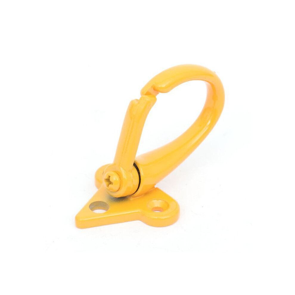 5Pcs Motorcycle Luggage Hooks Aluminum Scooter Yellow 5202984959083