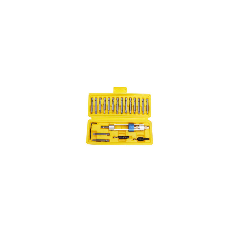 20Pcs Half Time Drill High Speed Steel Drill Driver Double Use Hand Screwdrivers Head 869692697161