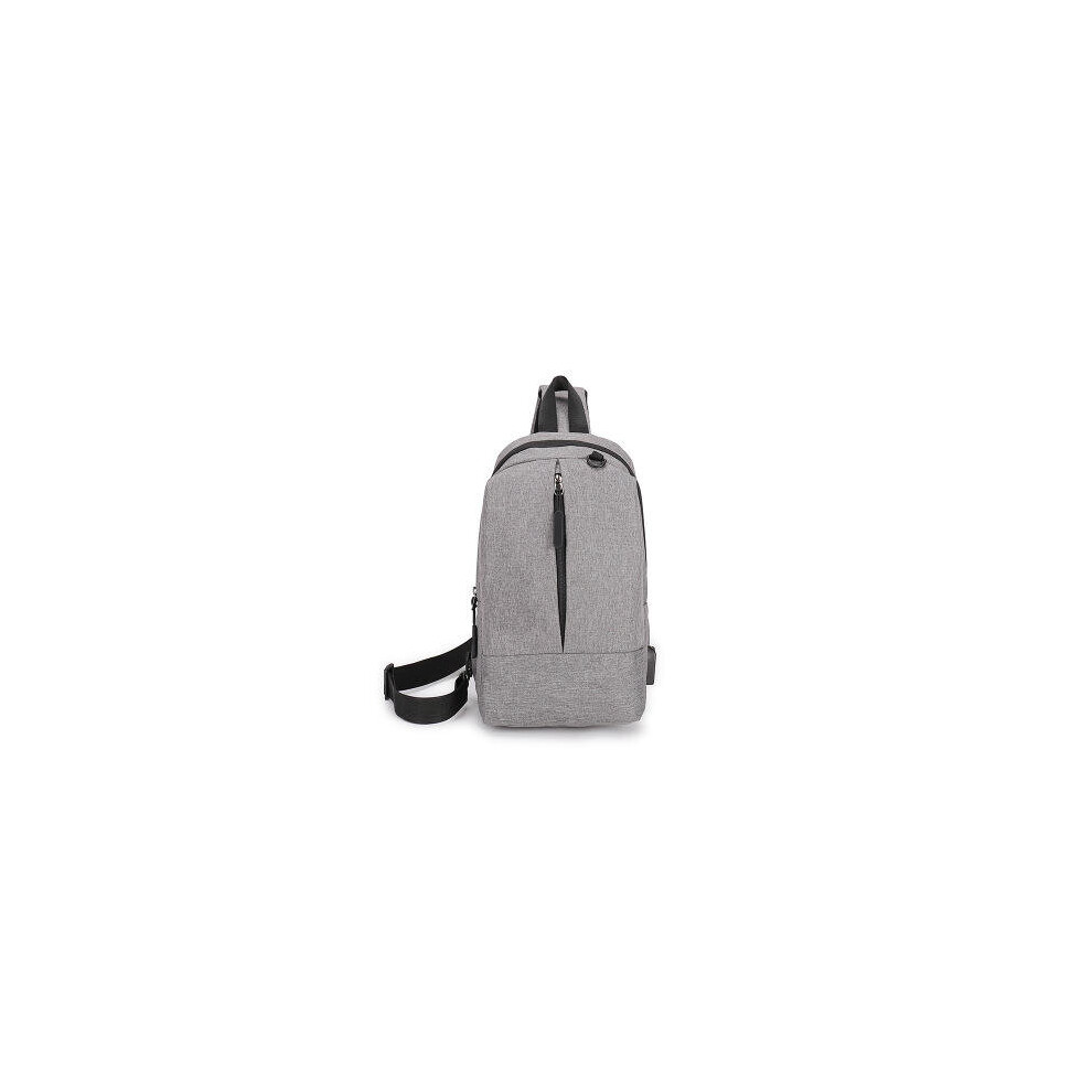 Simple Fashion Casual Large Capacity Waterproof Usb Chargering Student Laptop Bag 840079128942