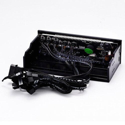5.25 inch LCD Front Panel CPU Cooling Fan Speed Controller Temperature Monitor PC Drive Bay 1