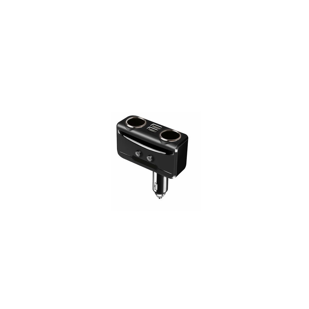 1 Pcs Car Cigarette Lighter Socket Splitter 12V-24V Power Adapter Dual Usb Car Charger Voltmeter Lcd 5202984957553