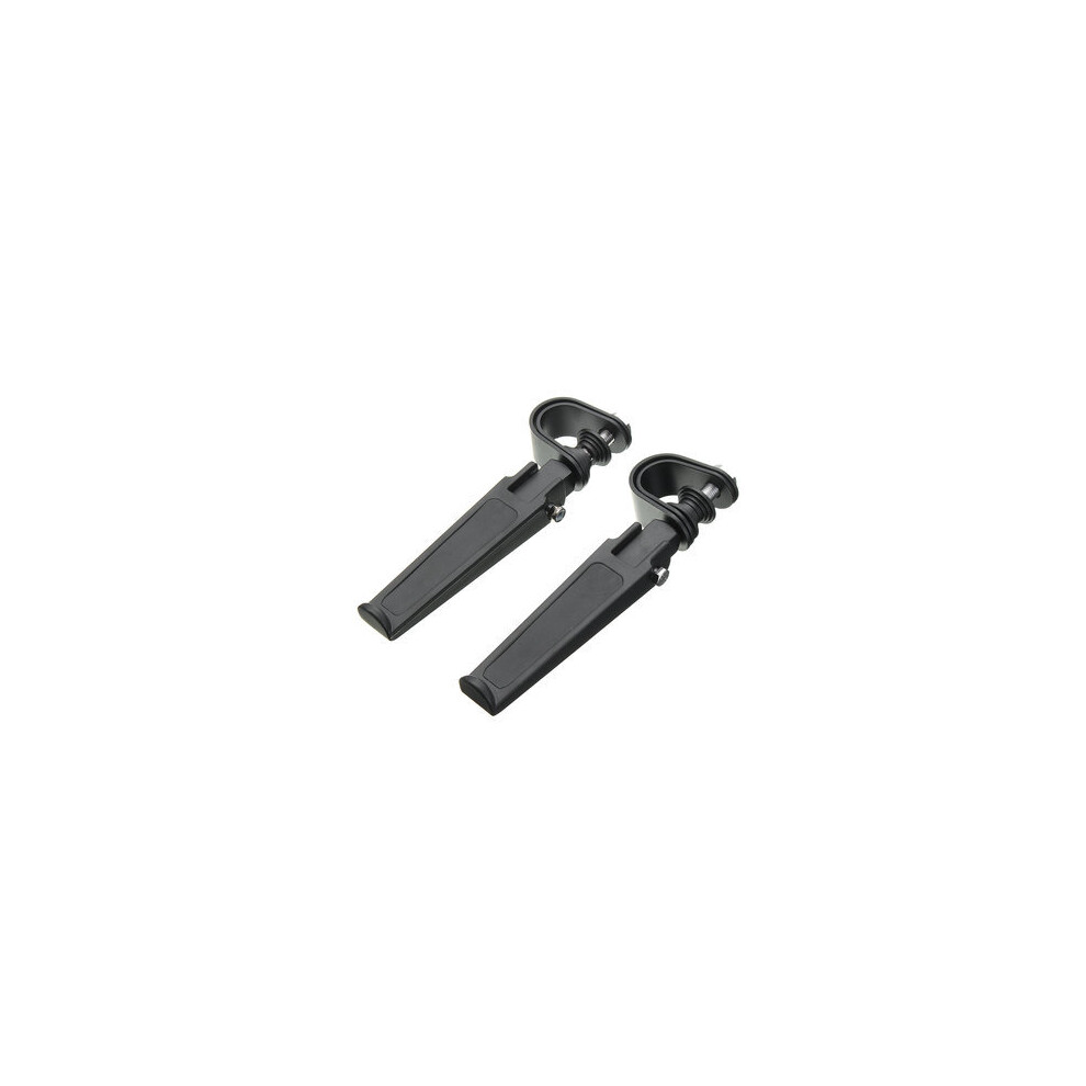 1Inch 1-1/4Inch Universal Motorcycle Clamp On Foot Pegs For Haley/Honda Black 4191026513479