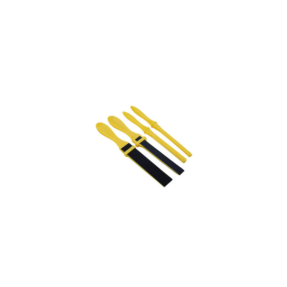 Manual Sandpaper Clamp Sanding Stick Plastic Straight Edge Roll Stick 8651963789192