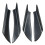 1Set Universal Carbon Fiber Front Bumper Canards Splitters 1