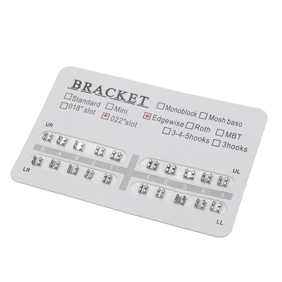Roth/Mbt Dental Orthodontic Bracket With Hooked Wire Bow Bracket Teeth Redress Bracket
