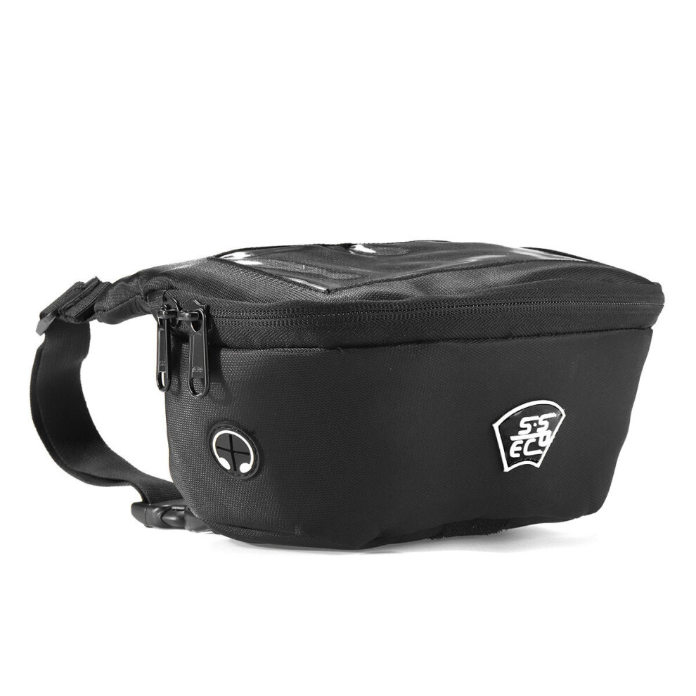 Motorcycle Handlebar Waist Tool Bag Pouch Outdoor Travel Storage Waterproof Black 5202984933953
