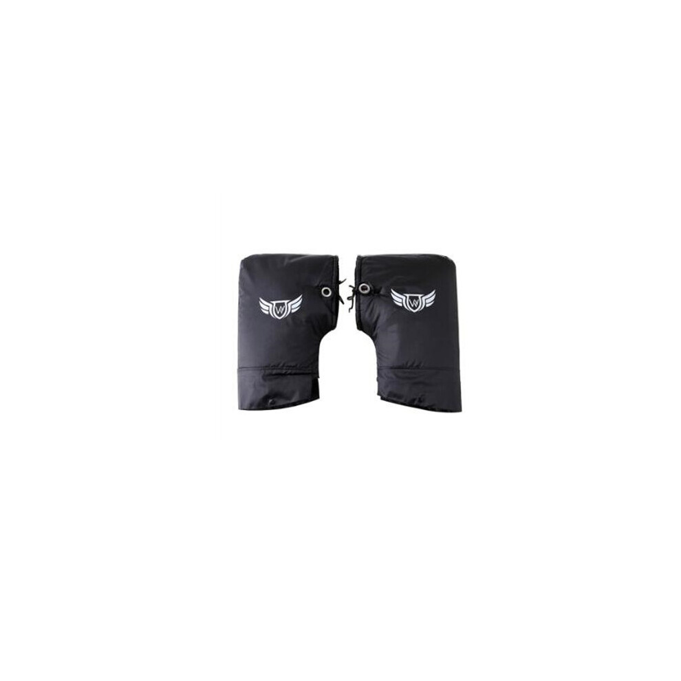 Waterproof Motorcycle Handlebar Muffs Gloves Winter Cold-Proof Thick Scooter Warmer Black 5202984943389