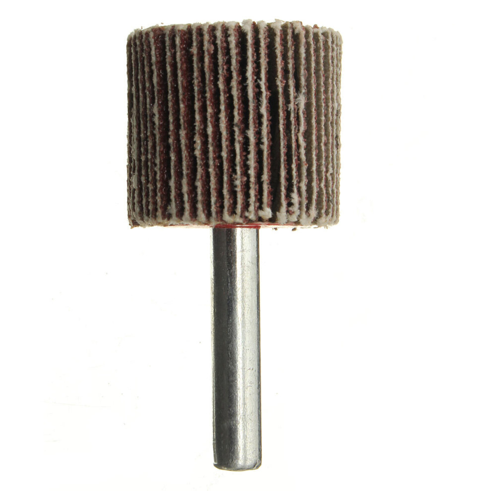19Pcs 6Mm Shank 20Mm Sanding Grinding Wheel 40 Grit Sanding Abrasive Wheel 840079081162