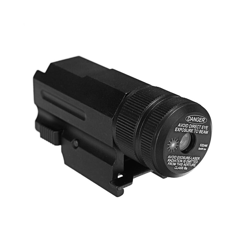 Green Laser Beam Dot Sight Scope Hang Type Compact Tactical Picatinny 20mm Rail Mount