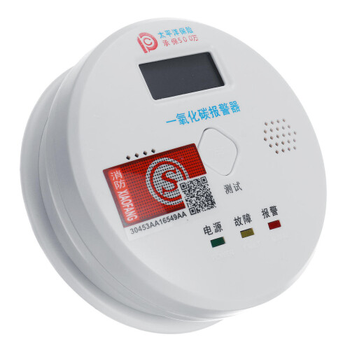 Smoke Alarm LCD CO Carbon monoxide smoke integrated alarm Detector Warn Sensor