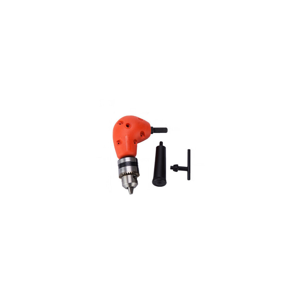 90 Degree Right Angle Drill Attachment Drive Adapter With Keyed Chuck Power Tool 840079079848